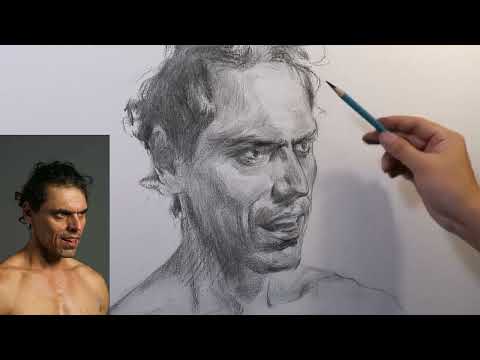 Drawing portraits without using the Loomis method