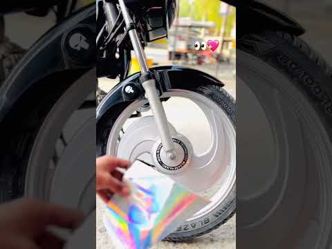 Splendor bike new alloy wheel modify🔥👿🦅 #splendor #bike #alloywheels #modified #shorts #youtubeshor