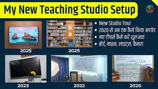 My New YouTube Studio Setup for online teaching | how to make teaching videos at home in 2025