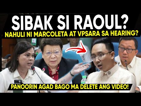 KAKAPASOK LANG MARCOLETA NACORNER si RAOUL MANUEL WASAK ang SCRIPT NAPAHEYA ng SOBRA sa KAMARA?