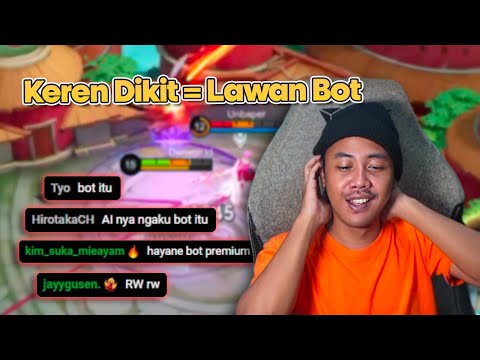 KEREN DIKIT DIBILANG LAWAN BOT 🤖 PADAHAL EMANG LAGI MODE NOOBQUEEN 🔥 - Mobile Legends