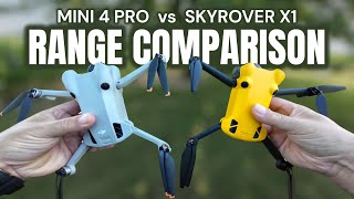 Skyrover X1 Range Test and Signal Comparison With DJI Mini 4 Pro