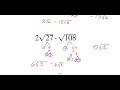 Adding and Subtracting Radicals