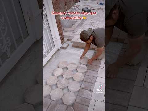 Como acer diceños. Con pavers facil y rapido #construction #paverstone #ideas