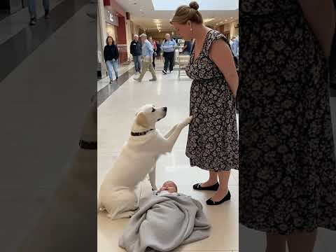 The loyal dog looks for someone to save his little owner #dog #shorts