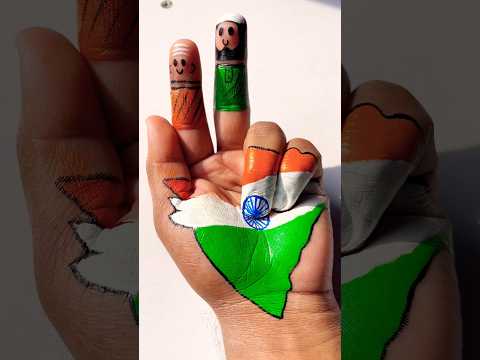 ๐ฎ๐ณ เคเคฏ เคนเคฟเคจเฅเคฆ ๐ฎ๐ณ #independenceday #republicday #indianflag #handart #shorts #india #viralvideo