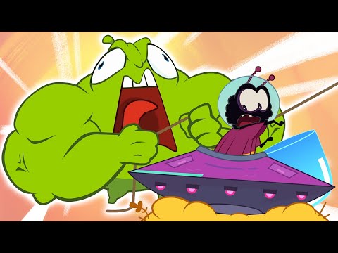 Om Nom Stories - Alien Ship 👽 Cartoon For Kids 🛸 Cut The Rope