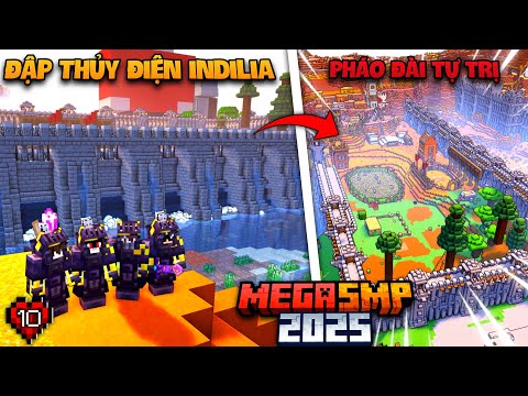 KIDING NÂNG CẤP "KHU TỰ TRỊ" VÀ XÂY DỰNG ĐẬP THỦY ĐIỆN  LỚN NHẤT MINECRAFT MEGA SMP 2025  - TẬP 10