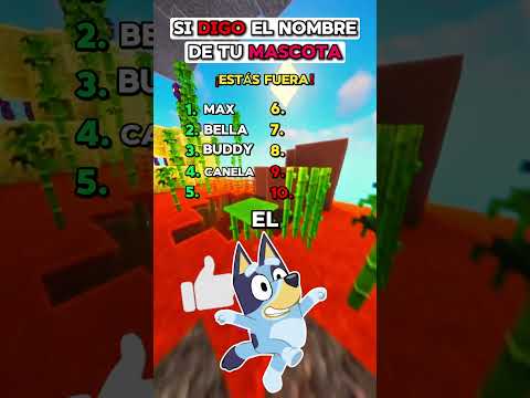 ¡Si digo el nombre de tu mascota, estás FUERA! 🐟#bluey