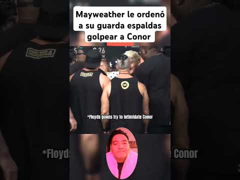 Mayweather le ordena a su guardia  golpear a Conor McGregor #box #boxinglife #boxeo #Boxtraining