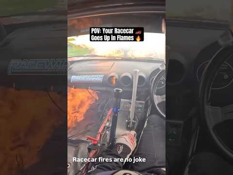 Racecar Fires are No Joke #shorts