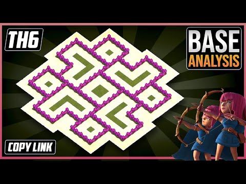 THE NEW BEST TH6 HYBRID/TROPHY [defense] Base 2024!! Town Hall 6 Hybrid Base Design – Clash of Clans