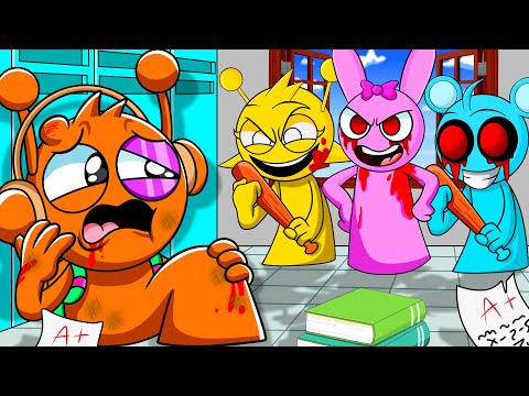 ORANGE SIMON: The MONSTER FRIENDS! Incredibox Sprunki Animation