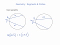 Intersecting Chords and Secants