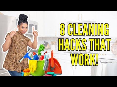 8 CLEANING HACKS THAT ACTUALLY WORK I CLEANING MOTIVATION