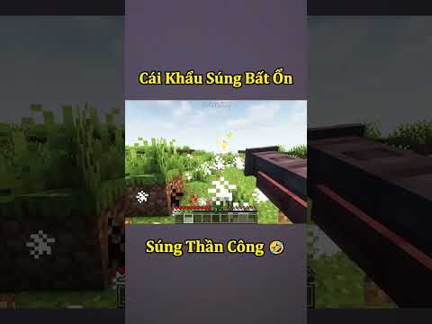 Khẩu Súng Thần Công Bất Ổn Nhất Minecraft 🤣 #shorts