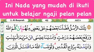 nada pelan pelan yang mudah di ikuti untuk belajar mengaji #juz3