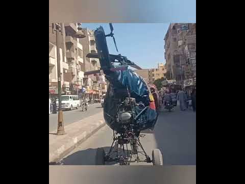 هليكوبتر وسط الشارع 🤯❌