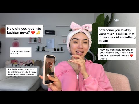 q&a + grwm spilling tea