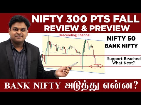 300 Points வீழ்ந்த Nifty! Bank Nifty புதிய Target? Review & Preview