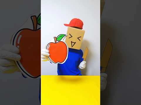PETER GOT A YUMMY CARDBOARD FRUIT JUICE! 🍎#shorts