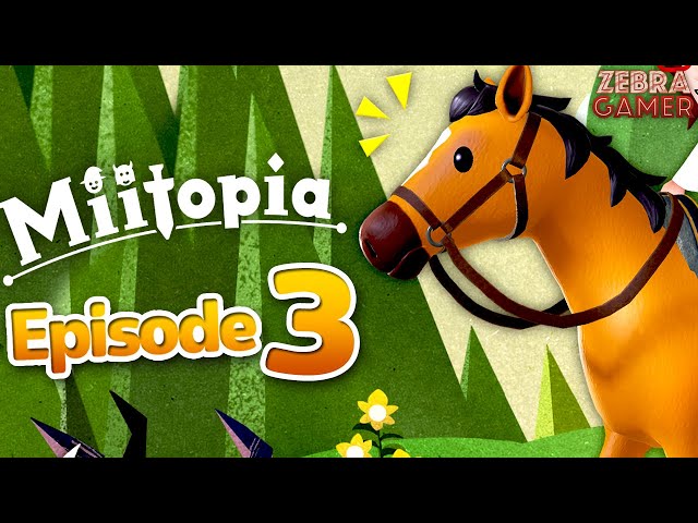 Miitopia Nintendo Switch Gameplay Walkthrough Part 3 - Riverdeep Cavern! Meeting a Horse!