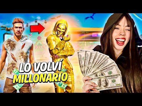 DIAMANTES X RONDA EN PVP 🔥HICE MILLONARIO A UN BOTCITO? 🤑💰 - Danielabun #freefire #diamantesfreefire