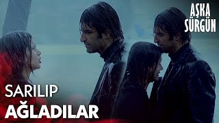 Hazar ve Zilan yağmurun altında sırılsıklam oldu! - Aşka Sürgün