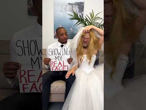 Bride Reveals Her Face for the First Time 🙆♂️