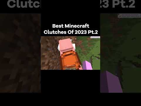 Best Minecraft Clutches Of 2023 Pt.2 #minecraft #minecraftmemes