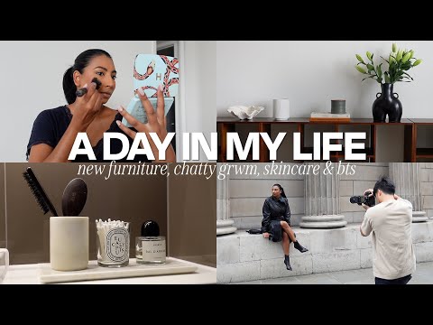 My family surprised me + apartment updates + chatty GRWM (trying new makeup) | LONDON DIARIES