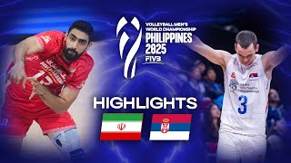 Serbia 🇷🇸 vs. Iran 🇮🇷 - Highlights | Men's World Championships 2025