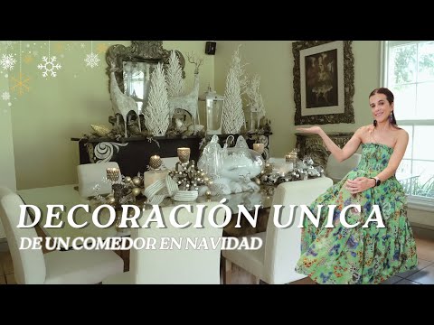 Mira esta DECORACIÓN única de  un comedor en NAVIDAD