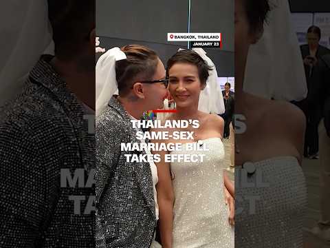 Thailand’s same-sex marriage bill takes effect