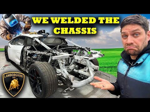 REBUILDING MY CRASH DAMAGED LAMBORGHINI HURACAN PT4...