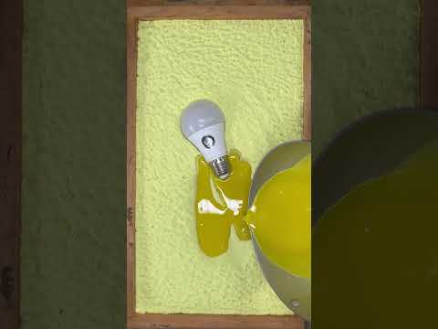 DIY Hand & Lightbulb Candle | Creative Sand Casting Wax Art