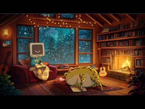 a little snow ❄ stop overthinking, relaxing music [chill lo-fi hip hop beats]