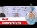 Unit Conversions and Scientific Notation in Chemistry and Physics