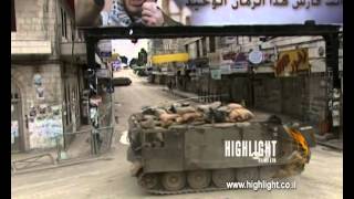 M2_043 - Stock footage Israel: Footage of the Israeli Palestinian conflict in the 2nd Intifada