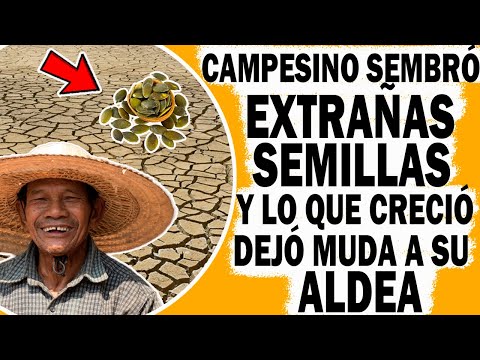 Campesino No Tenía Nada Qué Comer Así Que Sembró Una Rara Semilla. Lo Que Creció Dejó Mudos A Todos