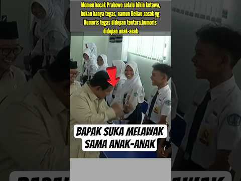 Bukan hanya tegas, Namun beliau sosok yg humoris