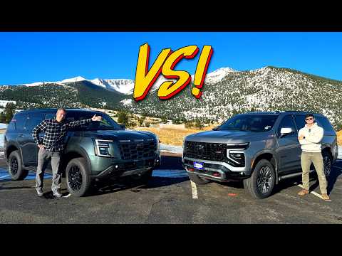 2025 Chevy Tahoe vs 2025 Nissan Armada: We DISAGREE Which One Is Better!