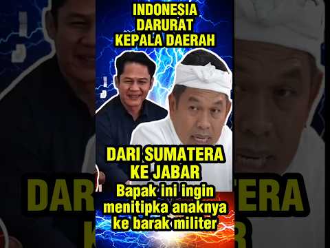 JAUH DARI SUMATETA, INGIN NITIPIN ANAK KE KDM #dedimulyadi