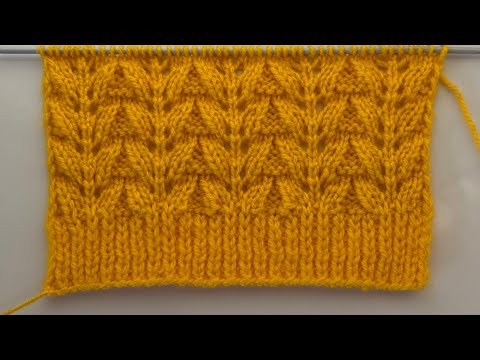 Knitting design for sweater / cardigan 