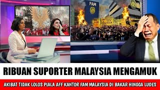 JIRANG MENGAMUK..!!! RIBUAN SUPORTER MALAYSIA HANCURKAN FAM KECEWA PULANG LEBIH AWAL DI PIALA AFF