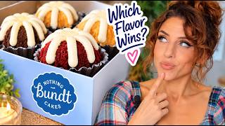 Taste Testing Nothing Bundt Cakes! BIscoff Cookie, Red Velvet & more!