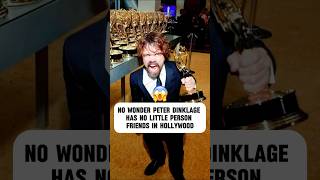 No wonder Peter Dinklage doesn't have any dwarf friends in Hollywood.#celebrity #peterdinklage