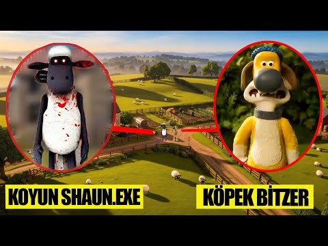 KOYUN SHAUN.EXE VE KÖPEK BİTZER DRONE KAMERALARINA YAKALANDI !! (Çiftlikte Yakaladım)