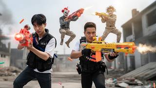 LTT Nerf Mod : SWAT TEAM Mission Nerf Guns Fight Against The Crimson Vipers