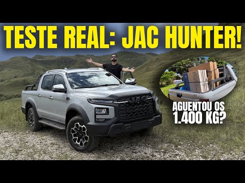 TESTE REAL DA JAC HUNTER: Será que a picape AGUENTA?